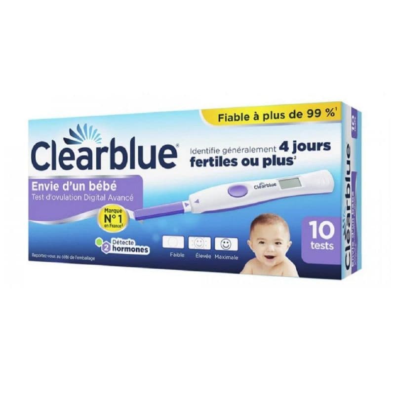Clearblue test ovulation avec lecteur de 2 hormones — Pharmacie Belgrand Tenon