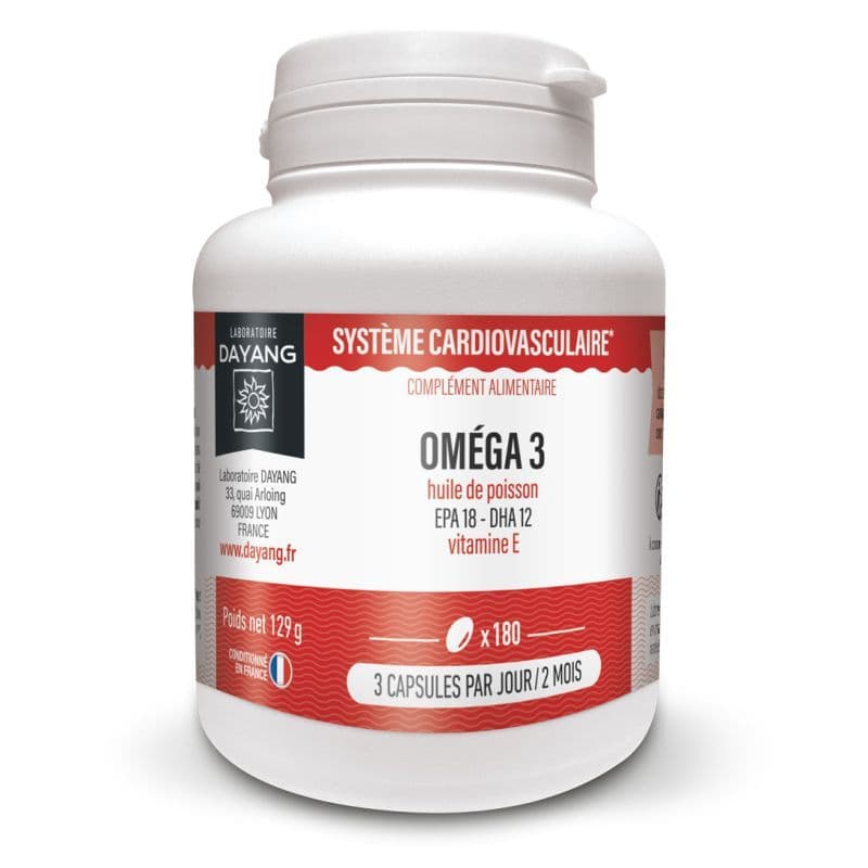 DAYANG OMEGA3TG18 12 500MG CAPS180 — Pharmacie Les Marais - Saint-Gratien