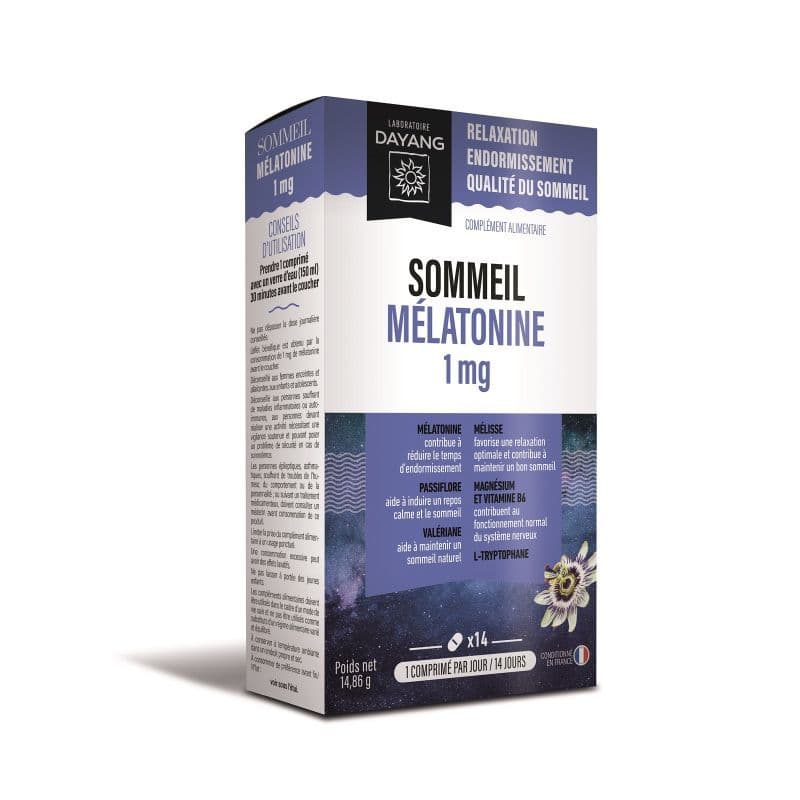 DAYANG SOMMEIL MELATONINE CPR 14 — Pharmacie Duguesclin Lyon
