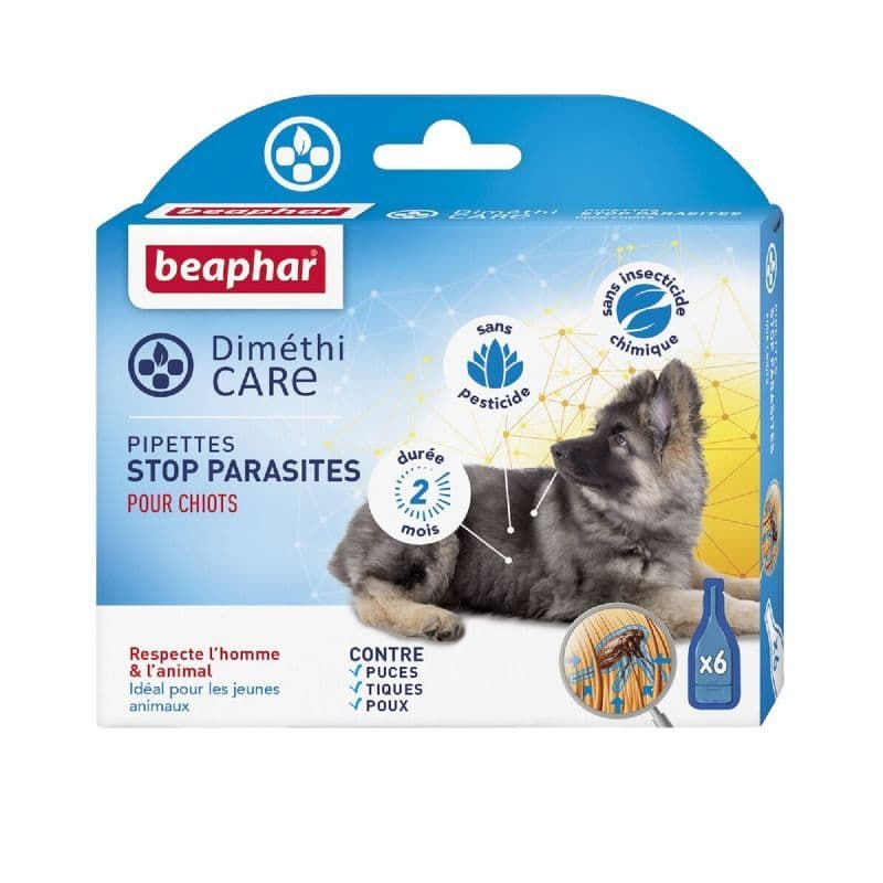 Beaphar Dimethicare Pipette Stop Parasite Chiot 1ml5 X6 — Grande Pharmacie Lazare Carnot 7j/7