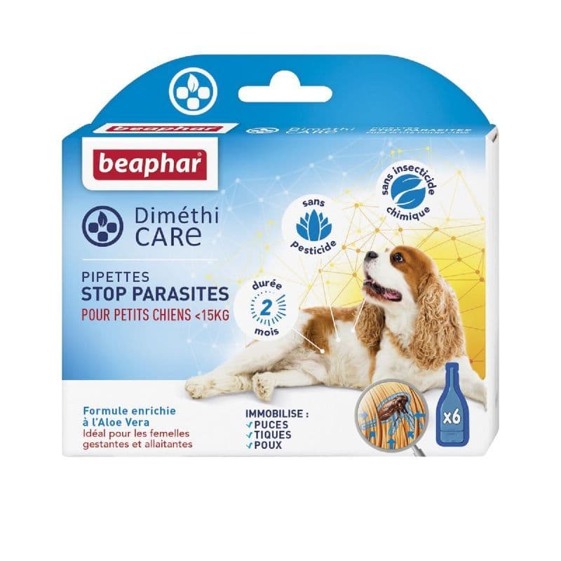Beaphar Dimethicare Pipette Stop Parasite Pt Chien 1ml5 X6 — Grande Pharmacie Lazare Carnot 7j/7