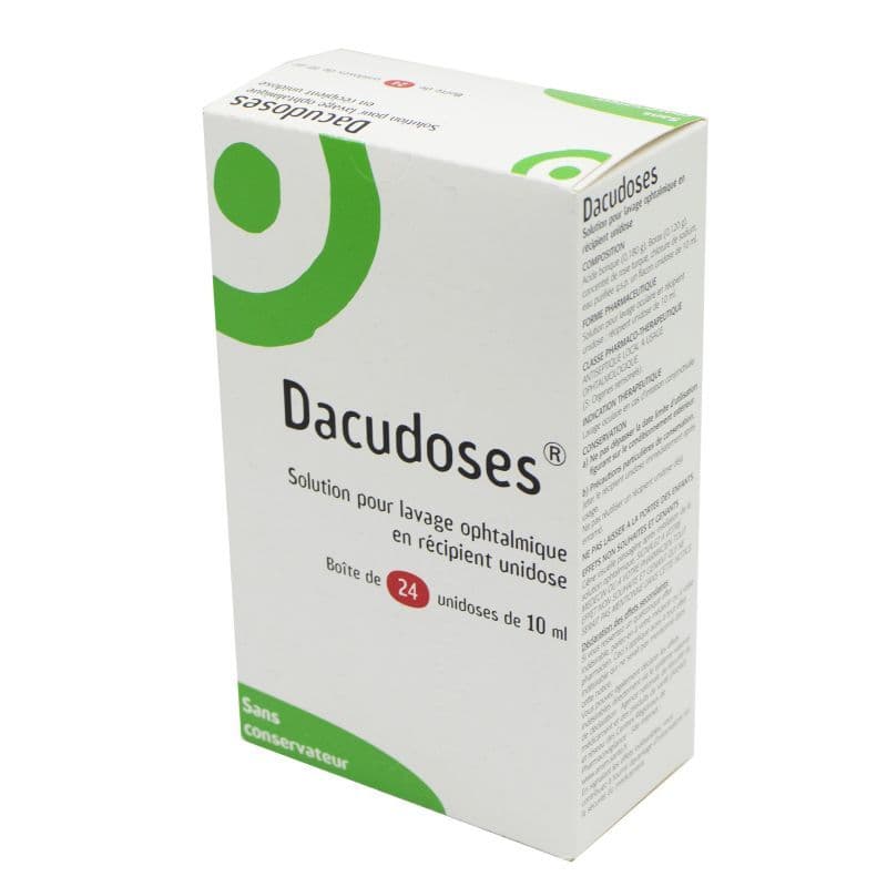 DACUDOSES SOL LAV OPHT UNIDOSE 24 — Pharmacie porte de la villette