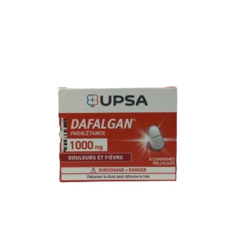DAFALGAN 1 000MG CPR BOITE 8 — Pharmacie du Pilori
