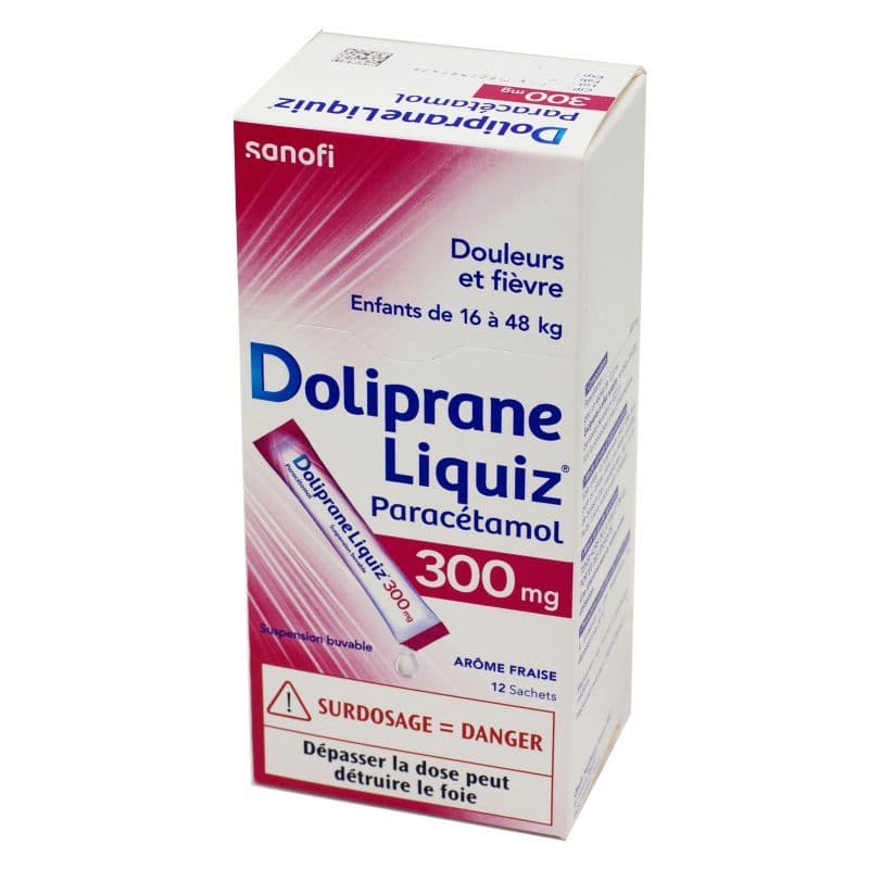 DOLIPRANELIQUIZ 300MG SACHET S/S12 — Pharmacie des Rives du Cher