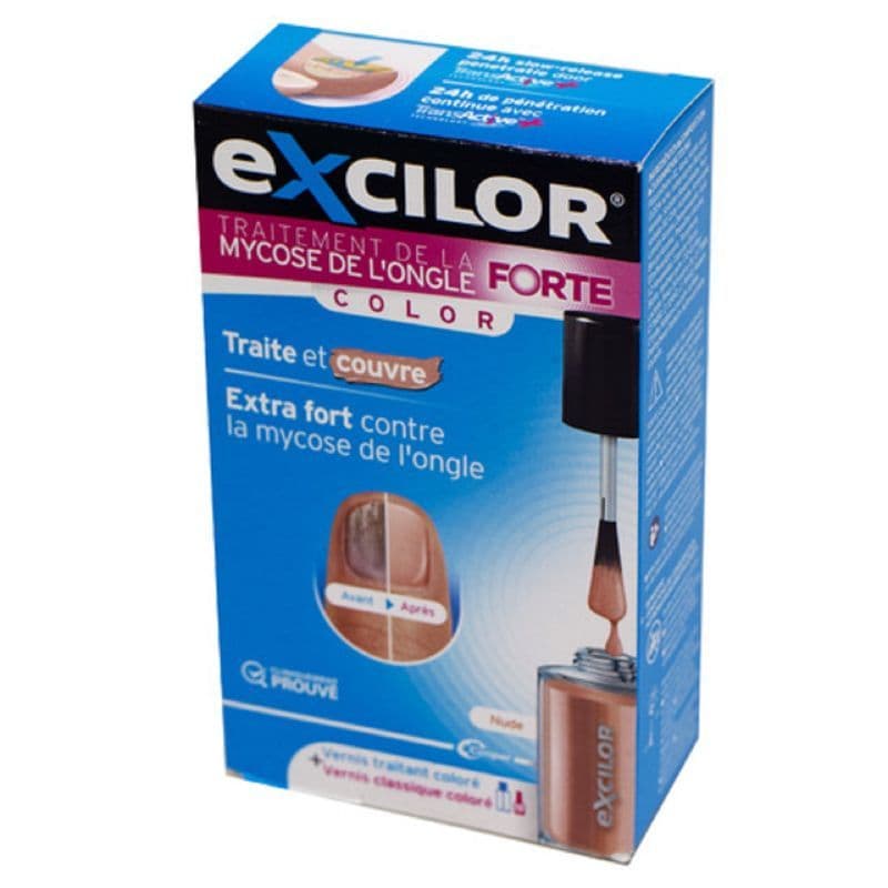 EXCILOR FORTE COLOR ONGLE NUD 30ML — Pharmacie Lafayette Bordeaux