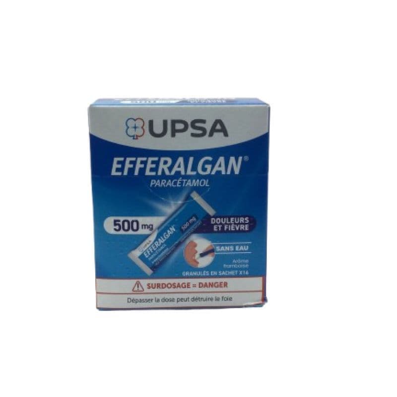 EFFERALGAN 500MG GRANULES SACHET16 — Pharmacie Pharmavance Saint Ouen