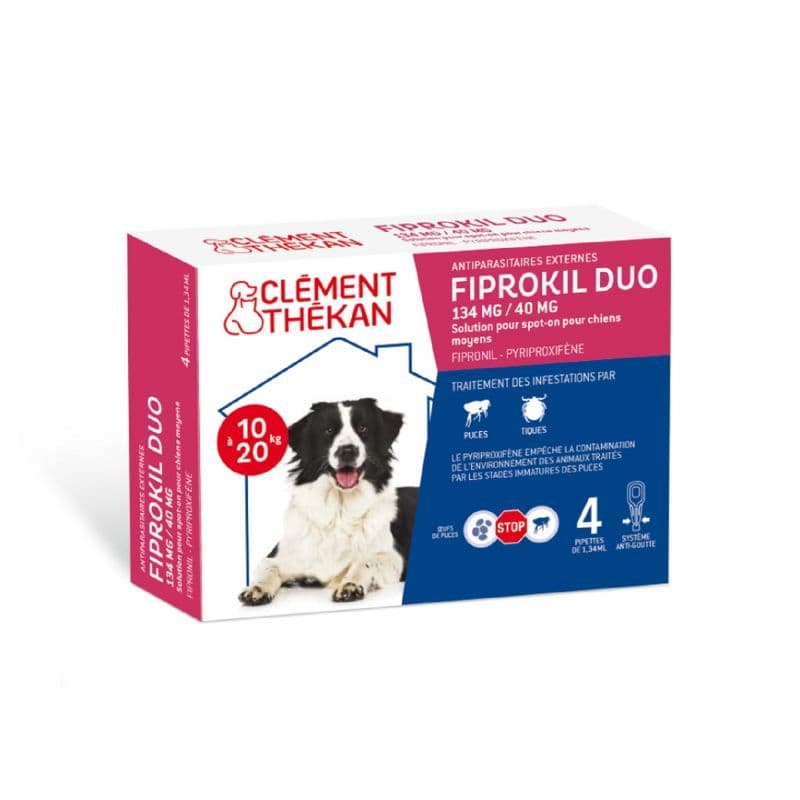CLEM/THEK FIPROKIL DUO CHIEN 10-20 — Pharmacie de Lardenne
