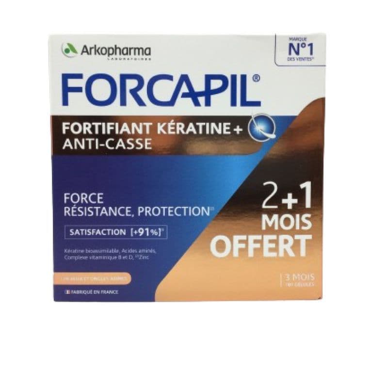 FORCAPIL FORTIFIANT+KERAT GELUL180 — Pharmacie Jasmin
