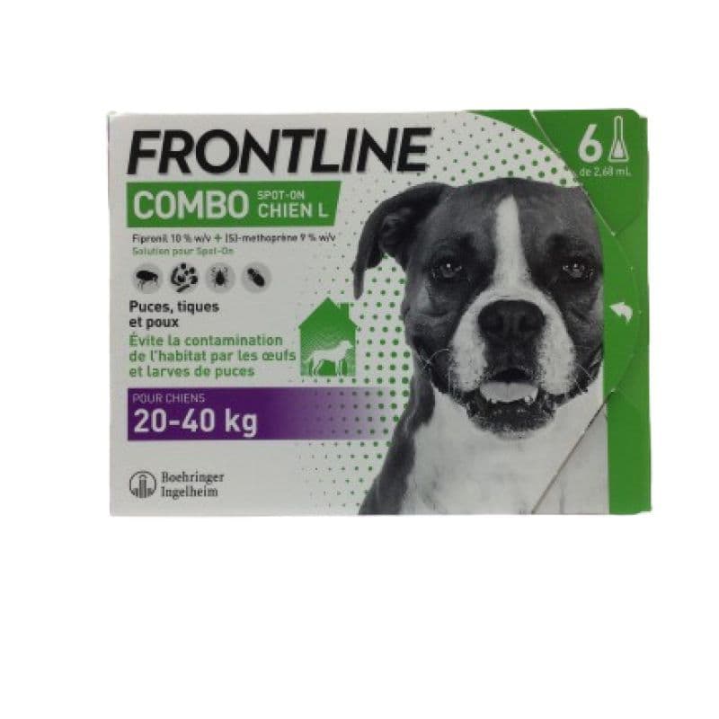 FRONTLINE COMBO CHIEN L PIPET 6 — Grande Pharmacie des Halles Pharma