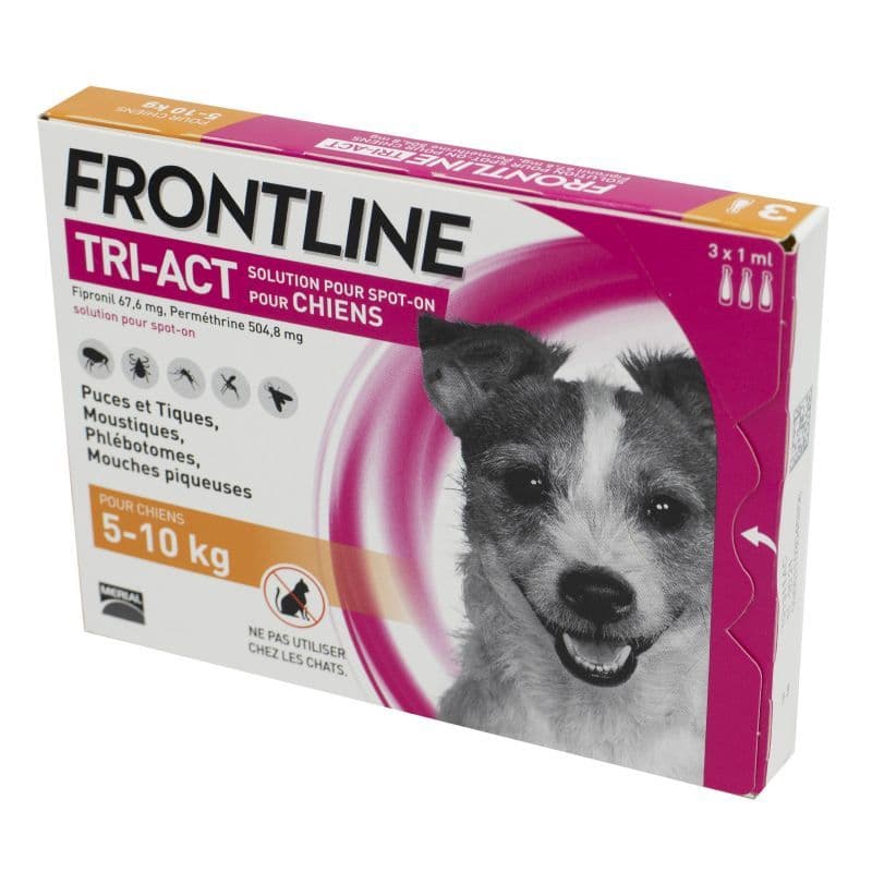 FRONTLINE TRI ACT CHIEN S PIPET 6 — Pharmacie Cannes Riviera