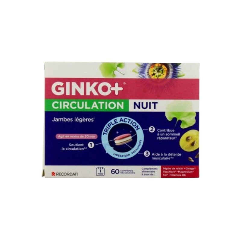 GINKO+ CIRCULATION NUIT CPR 60 — Pharmacie Boulogne Print