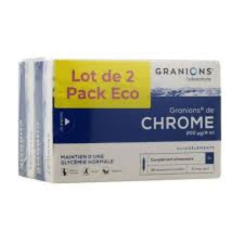 GRANIONS CHROME 200MCG AMP30 X2 — Pharmacie Jeanne