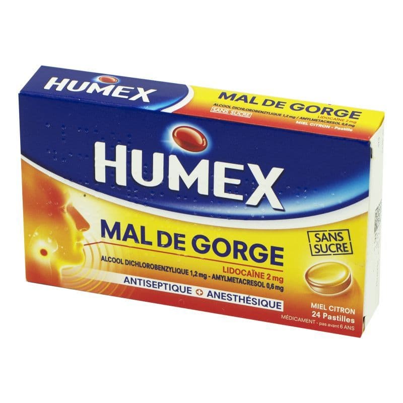 HUMEX MAL GORGE LIDOC MIEL P S/S24 — Pharmacie Centrale Boulogne by Nexum