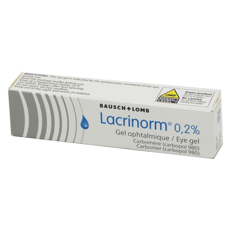 LACRINORM 0,2% GEL OPHT TUB 10G — Pharmacie des Clos