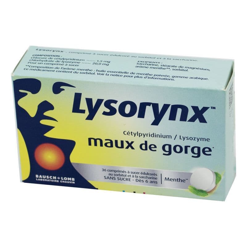 LYSORYNX CPR SUCER S/S 18X2 — Pharmacie Comedie