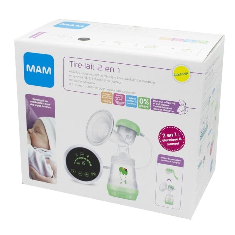 MAM TIRE LAIT 2EN1 MANUEL/ELECTRIQ — Pharmacie du Parc - Neuilly-sur-Seine