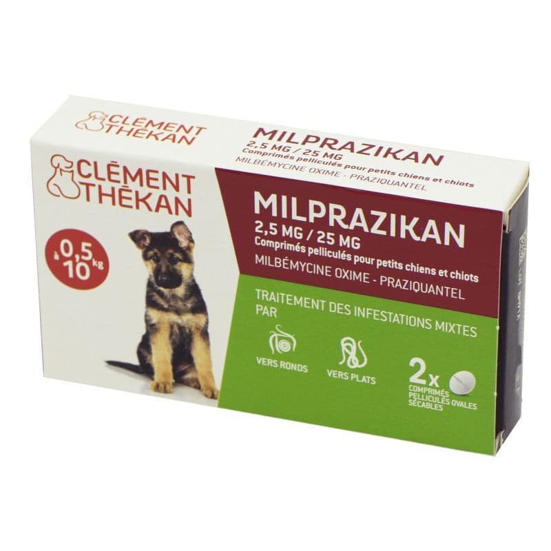 CLEM/THEK MILPRAZIKAN CHIOT CPR 2 — Pharmacie de la mairie