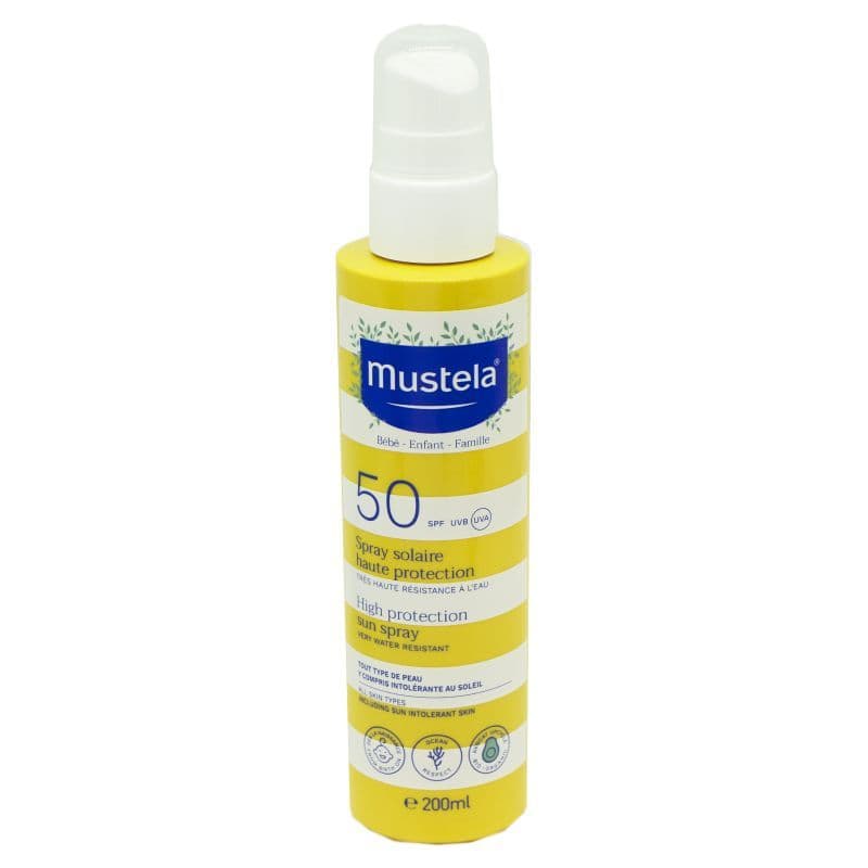 MUSTELA SOLAIRE SPRAY SPF50 200ML — Pharmacie Plaine Haute - Crosne