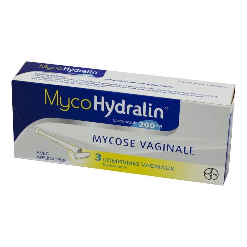 MYCOHYDRALIN 200MG CPR VAGINAL 3 — Pharmacie De L'Avenir Drancy