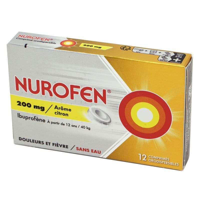 NUROFEN 200MG CPR ORODISP 12 — Pharmacie du Grand Vitrolles