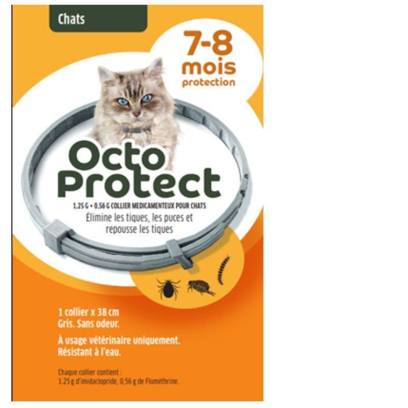 OCTOPROTECT CHAT COLL A/PARASIT 1 — Pharmacie Monge