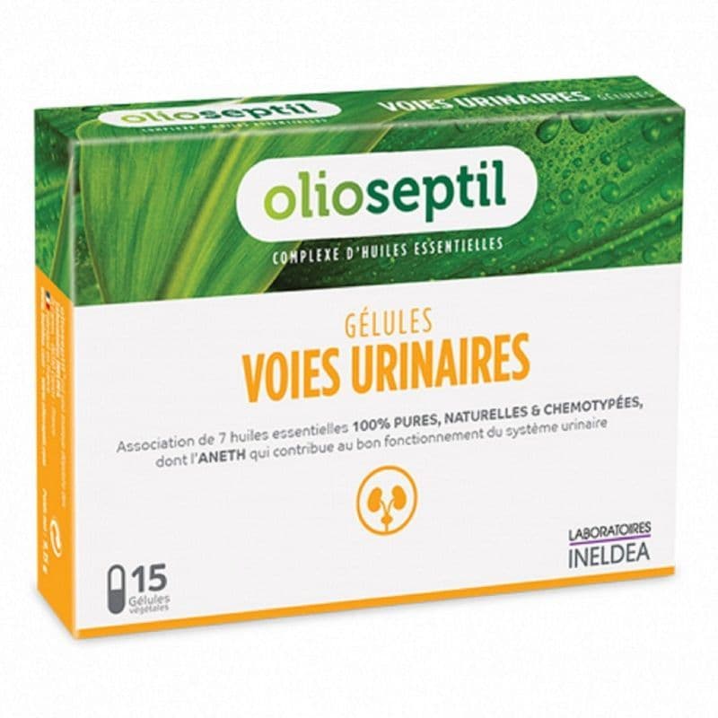 Olioseptil voies urinaires, 15 gélules — Pharmacie du Parc - Neuilly-sur-Seine