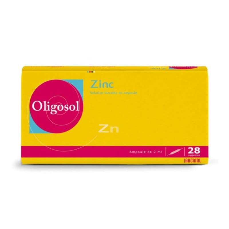 OLIGOSOL ZINC AMP 2ML 28 — Pharmacie Apothical Carré Sénart