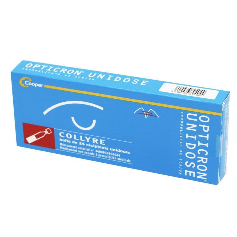 OPTICRON 2% COL UNIDOSE 24 — pharmacie onehealth