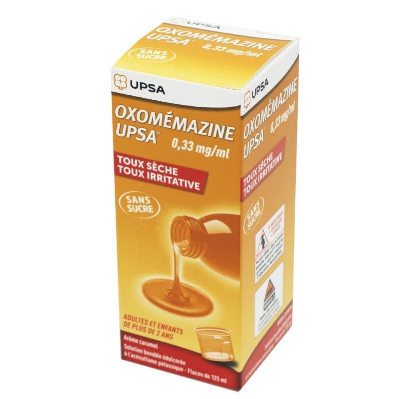 OXOMEMAZINE 0,33MG/ML UPS S/S125ML — Pharmacie des Clos