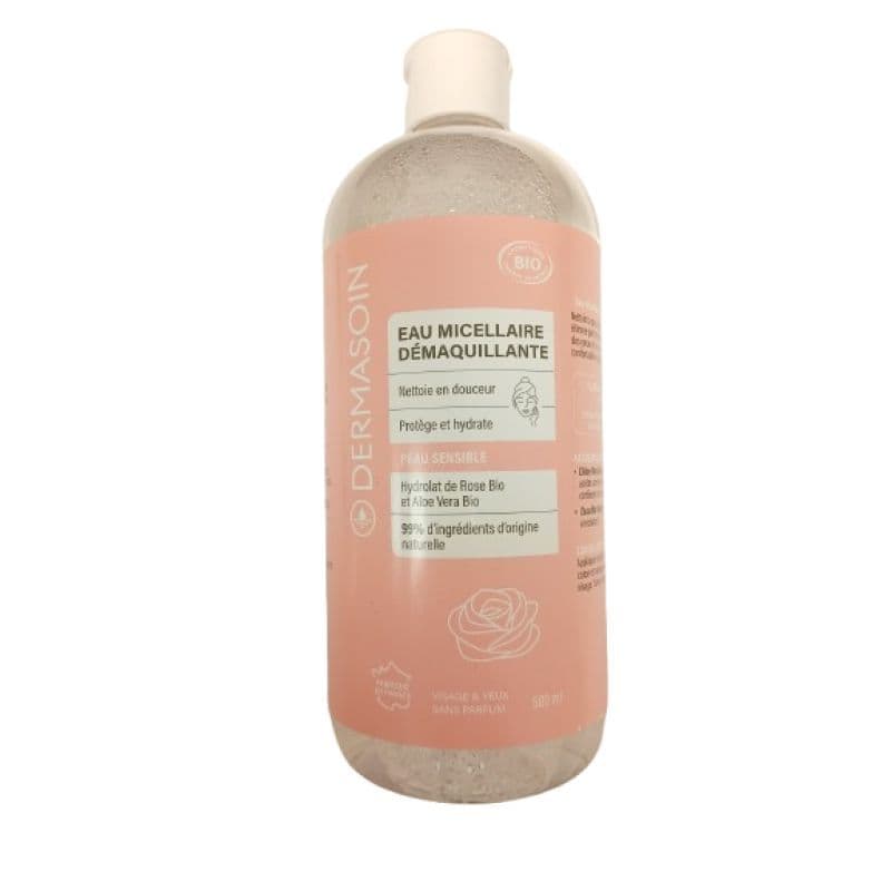 DERMASOIN EAU MICELL BIO 500ML — Pharmacie Centrale - Domène