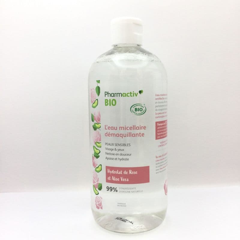 Pharmactiv Eau Micellaire Rose Bio 500ml — Pharmacie Centrale - Domène