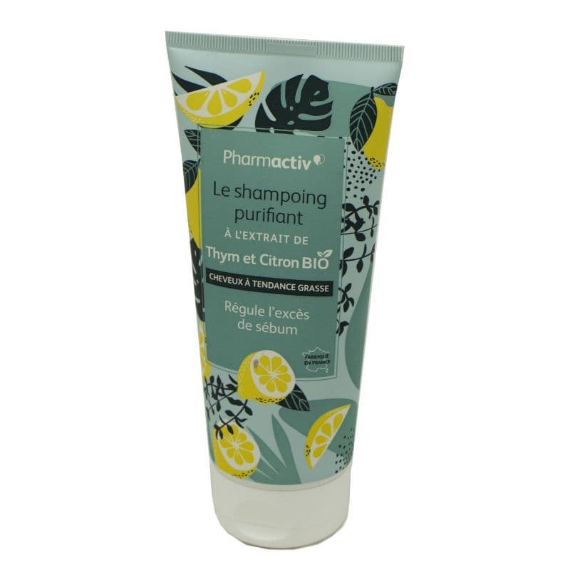 Pharmactiv Shampooing Purifiant Thym Citron 200ml — Pharmacie Centrale - Domène