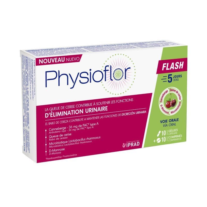 PHYSIOFLOR FLASH CPR10+GELUL10 — Grande Pharmacie des Halles Pharma