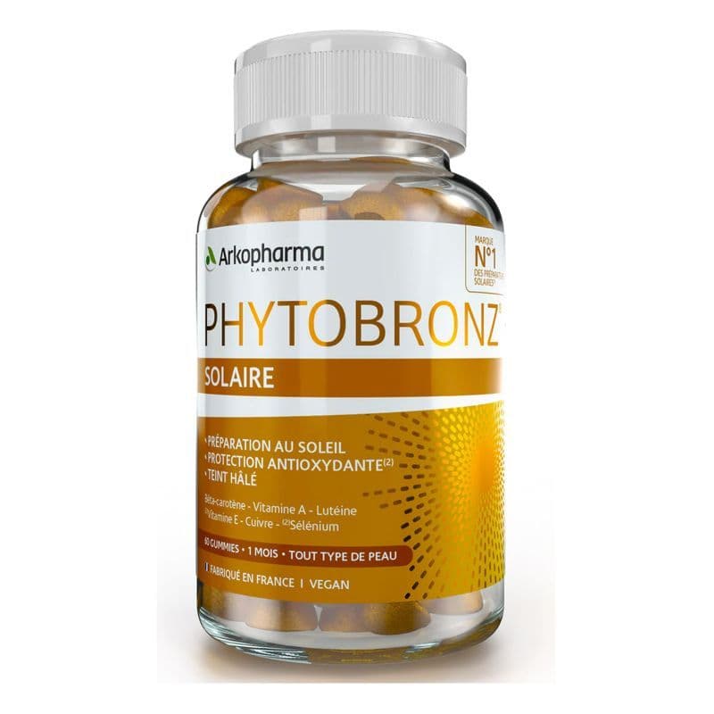 PHYTOBRONZ PREP SOLAIRE GUMMIES 60 — Pharmacie Apothical Carré Sénart