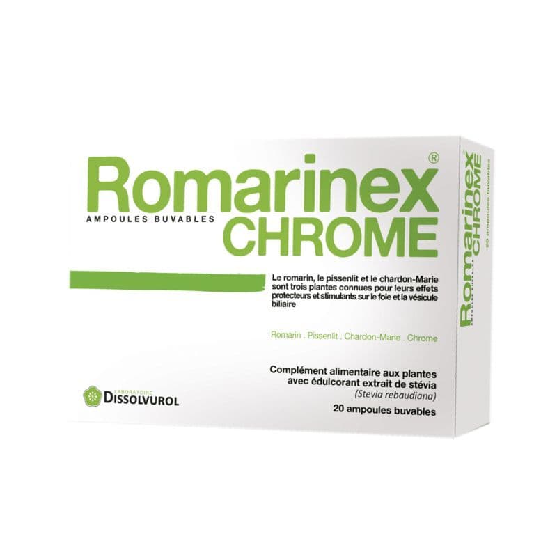 Romarinex Chrome Solution Buvable Ampoule 10ml 20 — Pharmacie De Mailloles