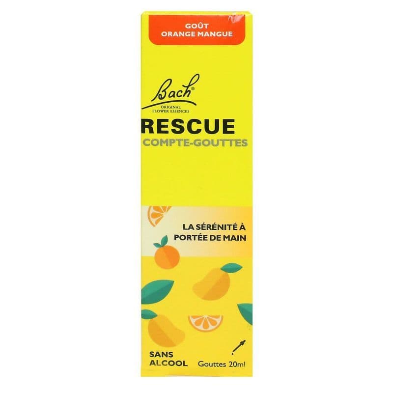 RESCUE BACH ORANGE MENTHE GTT 20ML — Pharmacie Du Chatelet - Orleans