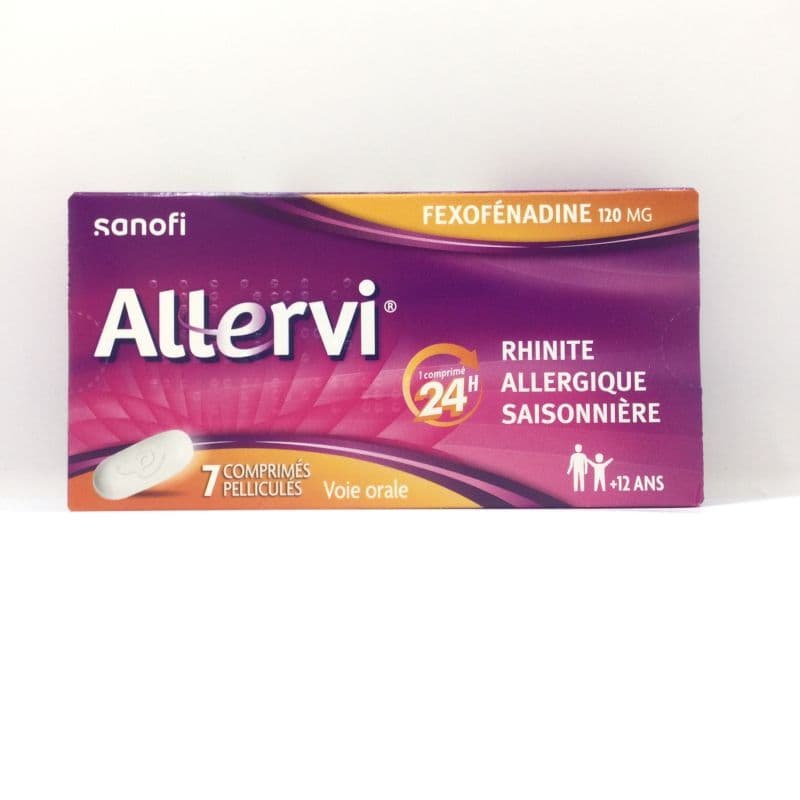 ALLERVI 120MG CPR 7 — Pharmacie Port Royal