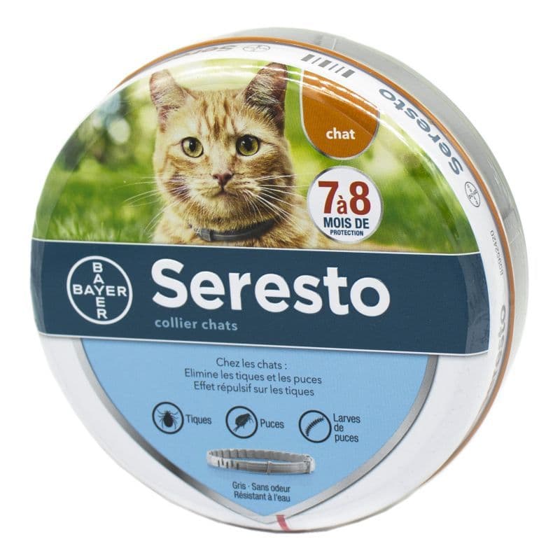 Elanco Seresto Collier Puces Tiques Chat X1 — Pharmacie Pharmagreen Boucicaut