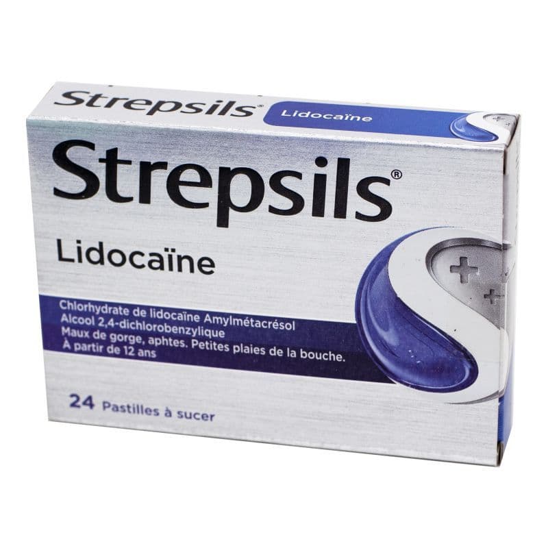 STREPSILS LIDOCAINE PAST 24 — Pharmacie Port Royal
