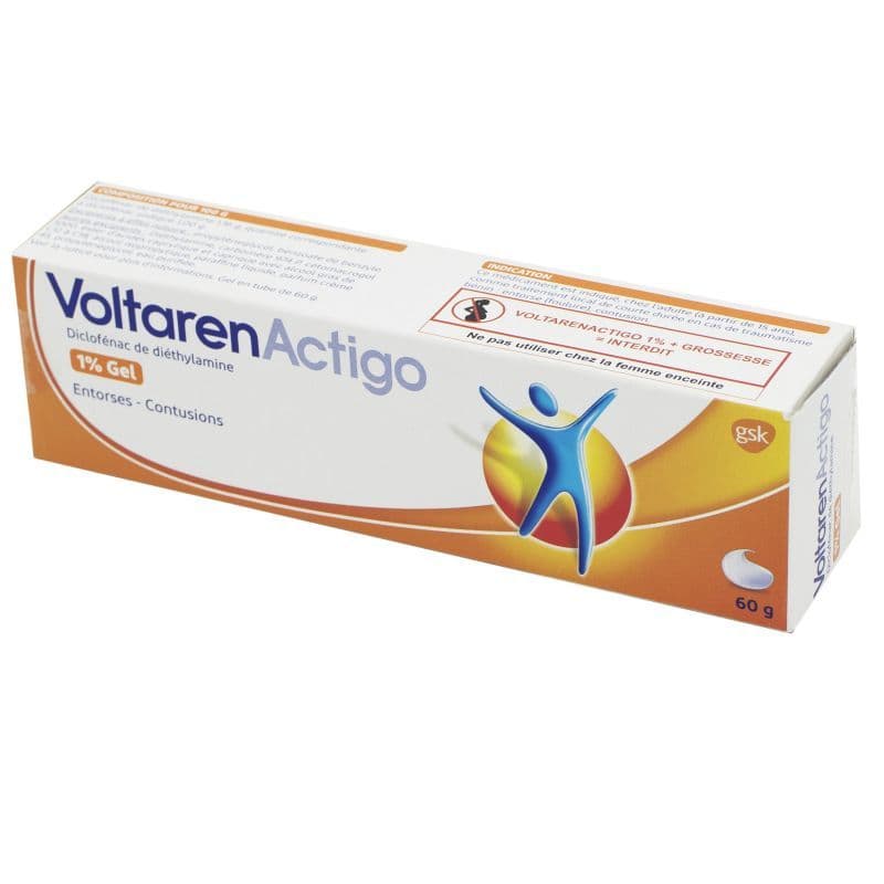 VOLTARENACTIGO 1% GEL TUB 60G — Pharmacie Pharmavance Sacre Coeur