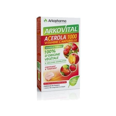 ARKOVITAL ACEROLA1000 CPR CROQ30X2