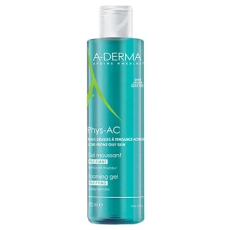 A-DERMA PHYS-AC GEL MOUS PURIF 200 — Pharmacie Centrale de la villette 93 - 24/24 (Pharmacie de garde)