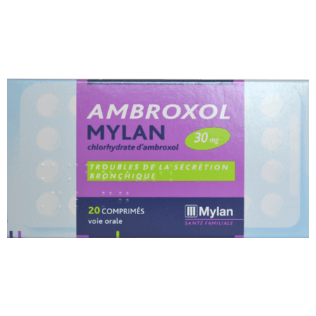 AMBROXOL 30MG VIATRIS CONS CPR 20 — Pharmacie de la Plaine - Saint-Denis
