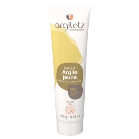 Argiletz Masque Argile Jaune Peaux Grasses Peaux Sensibles 100g