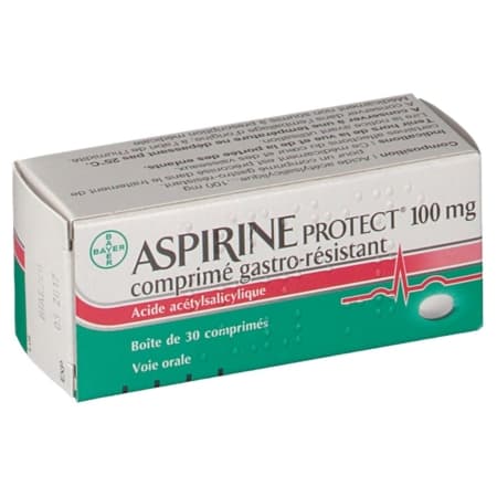 ASPIRINE PROTECT 100MG CPR 30. — Pharmacie du Parc - Neuilly-sur-Seine