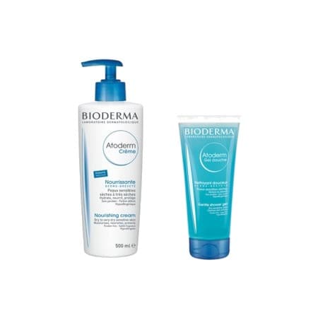 Bioderma Atoderm Creme Nourrissante 500ml + Gel Douche 100ml — Pharmacie Du Chatelet - Orleans