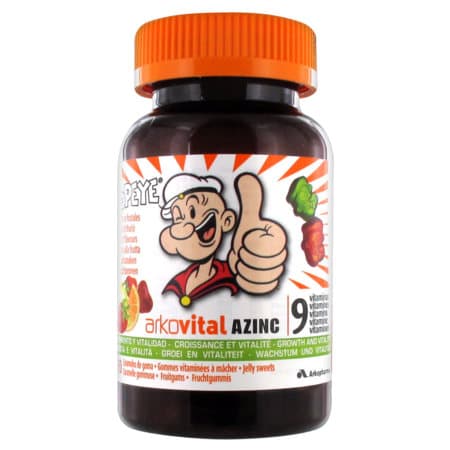 AZINC POPEYE GOMME VITAMINE 60