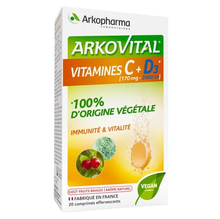 ARKOVITAL VIT D3+ VIT C CPR EFF 20