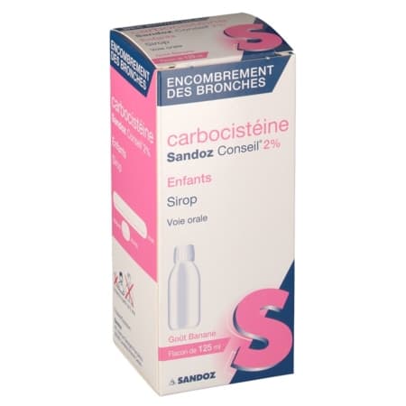 CARBOCISTEINE 2% E SDZ C SP125ML — Pharmacie Européenne 24/24 de la place de clichy