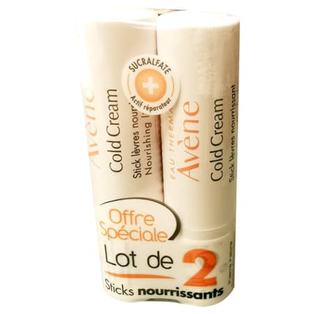 COLD CREAM AVENE STICK LEV NOURRISS 2X4G